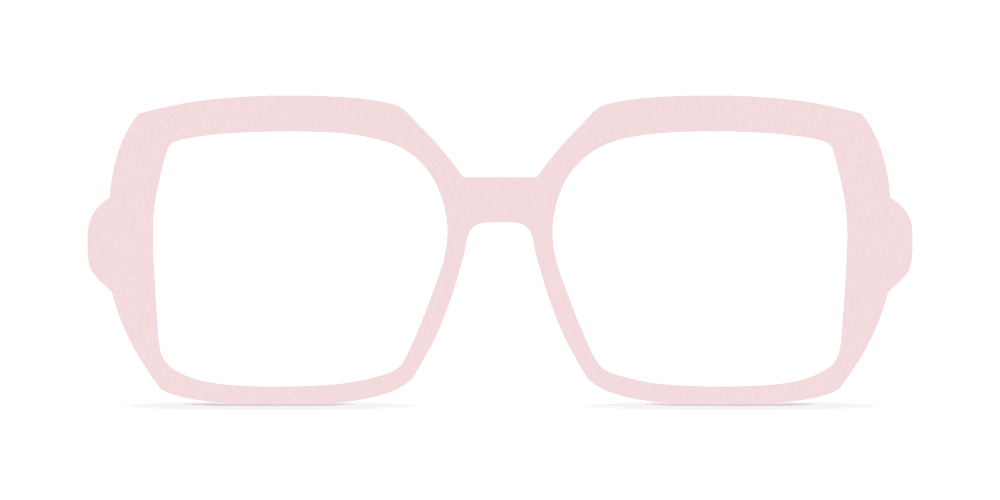 Nina Mûr Elisa eyeglasses in Pale Pink Soft Matte finish — made-to-order handcrafted Madrid birch wood frame